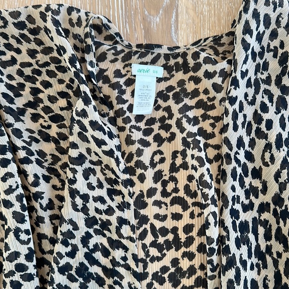 Aerie Leopard Kimono - Picture 2 of 3